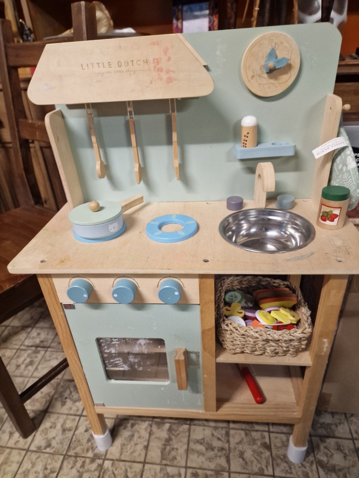 Little Dutch Houten Speelkeuken met Accessoires, Ophalen, Gebruikt
