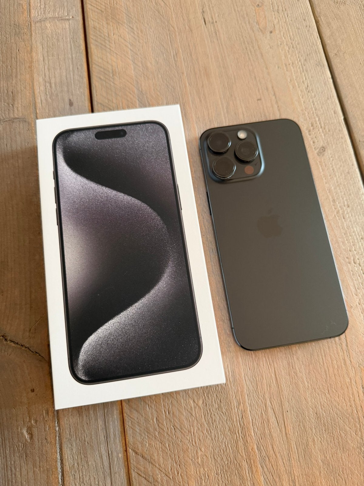 iPhone 15 Pro Max Black Titanium 256GB, 256 GB, Zwart, IPhone 15 Pro Max, Ophalen of Verzenden