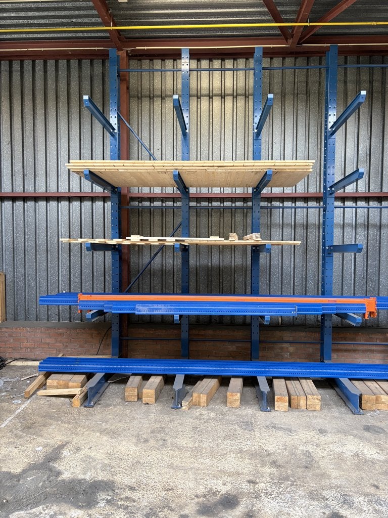 Zware draagarmstelling IPE200, 120cm armen, set 4 staanders, Ophalen, Gebruikt, Munstermanstraat 6 - hal 3 - Silvolde, Handelsonderneming Hendriksen
