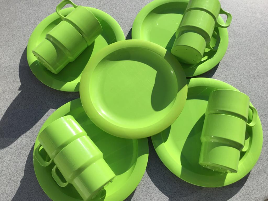 Camping Servies Coppia, Ophalen, Gebruikt