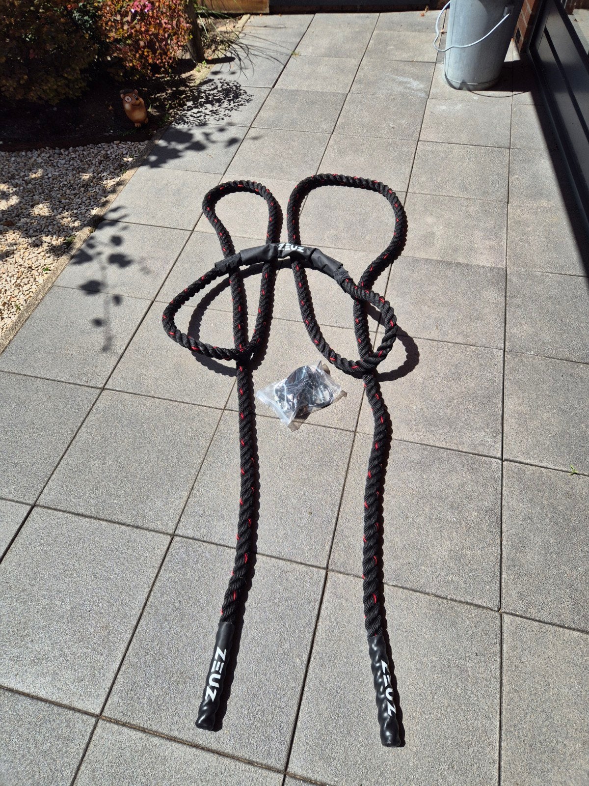 Zeuz Battle Rope - Krachttraining Touw, Sport en Fitness, Fitnessmaterialen, Ophalen of Verzenden, Zo goed als nieuw, Benen, Battle rope