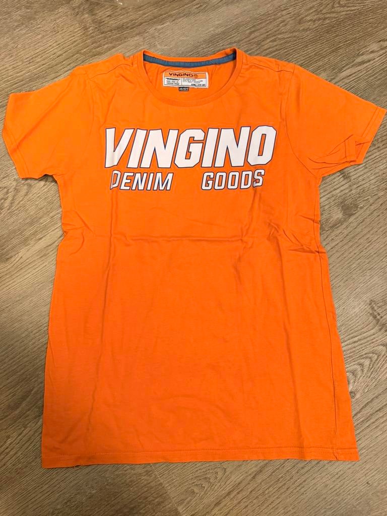 Oranje shirt Vingino maat 164 (koningsdag), Ophalen of Verzenden, Zo goed als nieuw, Jongen, Shirt of Longsleeve