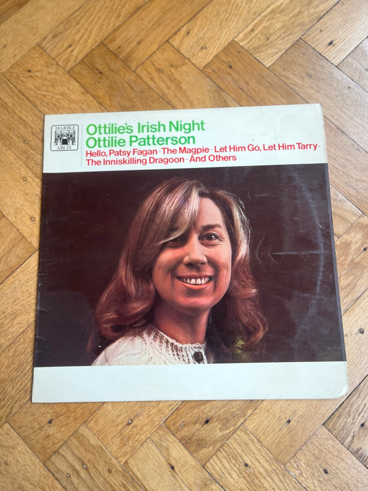 Ottilie Patterson - Ottilie's Irish Night LP, LP, Gebruikt, Ophalen of Verzenden, Folk