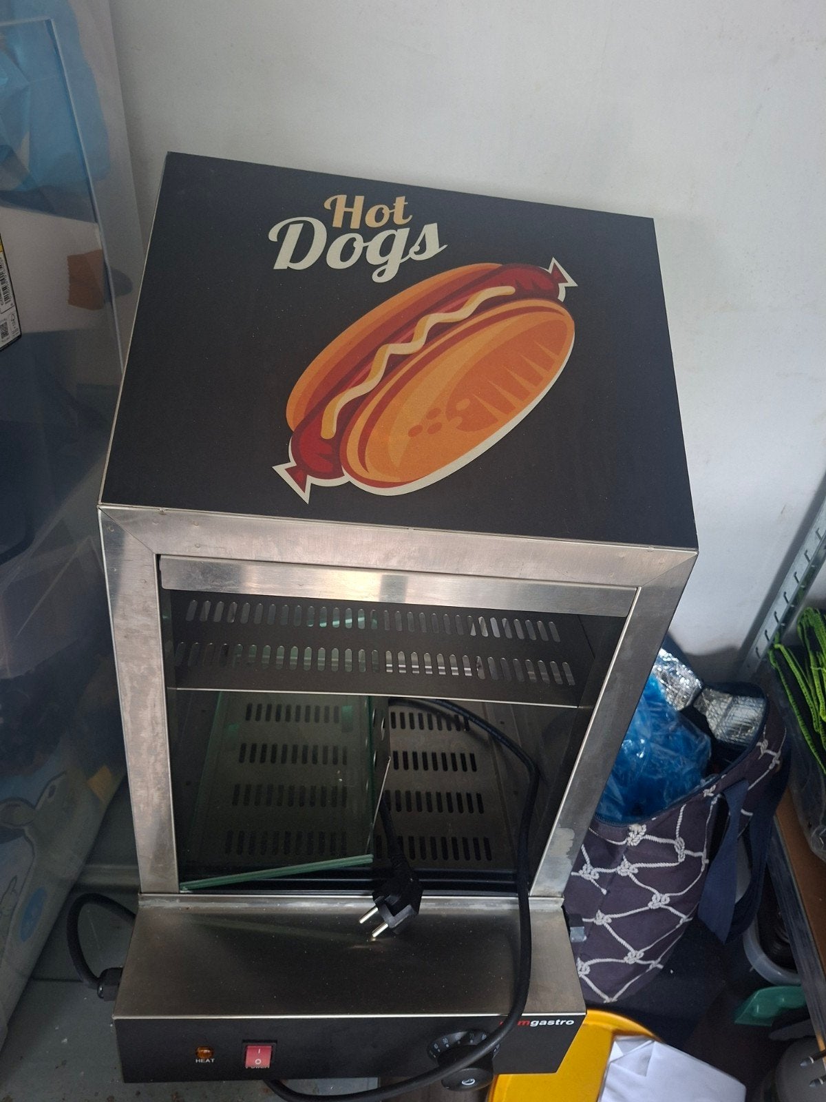 Hotdog en broodjes warmer / Hotdog machine, Ophalen, Gebruikt