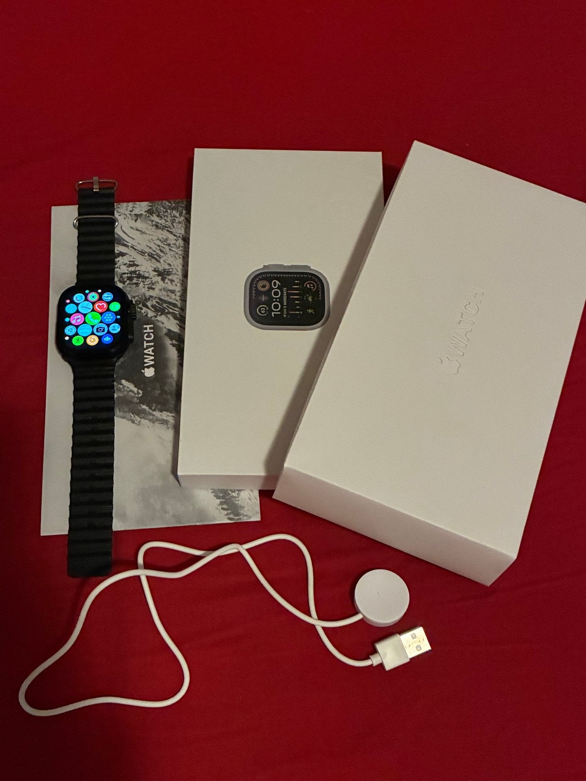 Ultra 2 / fitness smartwatch - nieuw, Ophalen, Nieuw, Zwart, IOS