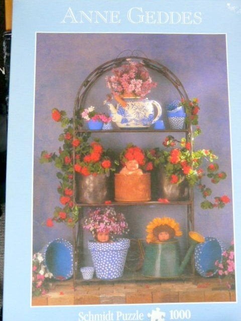 Anne Geddes # 2 puzzels - zie foto's, Ophalen of Verzenden, 500 t/m 1500 stukjes, Zo goed als nieuw