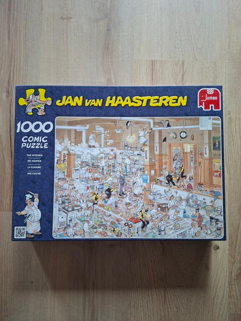 Jan van Haasteren puzzel - De keuken - 1000 stukjes, Ophalen of Verzenden, 500 t/m 1500 stukjes, Zo goed als nieuw, Legpuzzel
