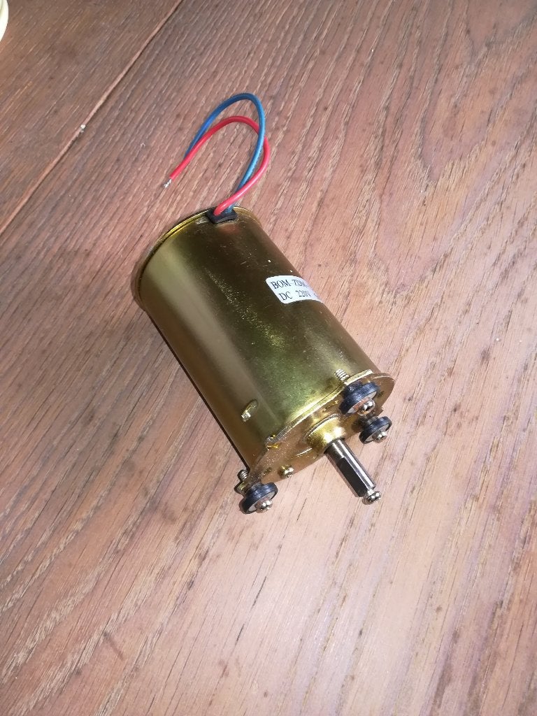 Elektro motor DC 220V, Ophalen of Verzenden, Gebruikt