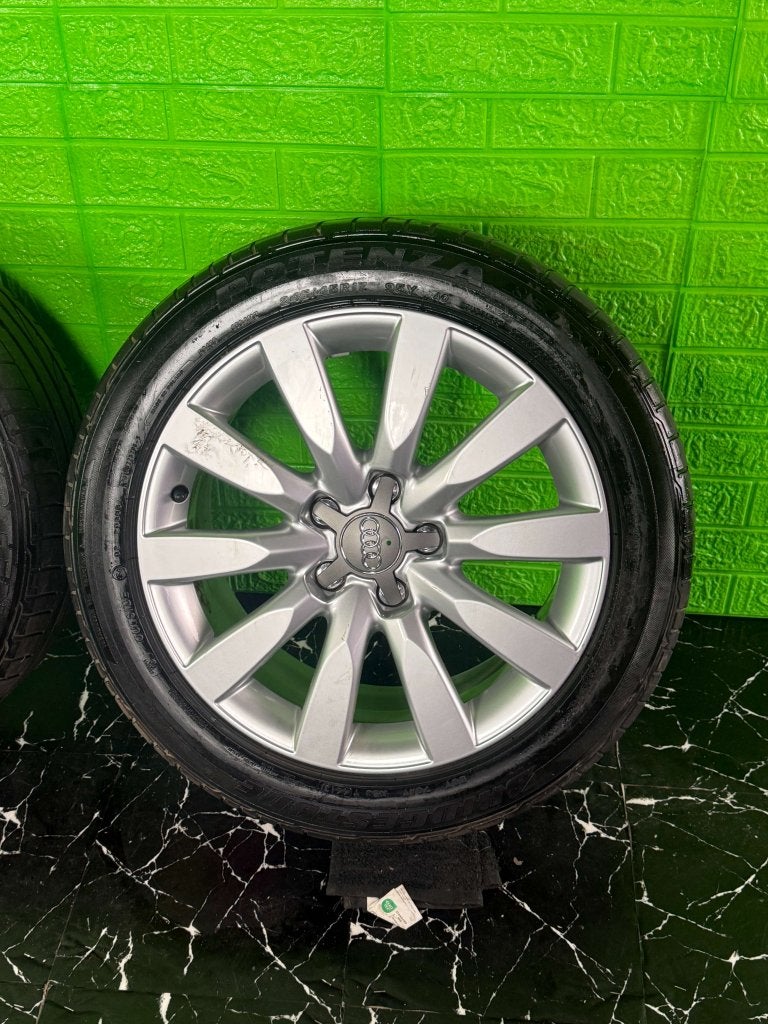 Originele Audi A4 S4 A5 S5 Caddy velgen 17" 5x112 zomer 8mm!, Niet ingevuld, Banden en Velgen, Niet ingevuld, 17 inch