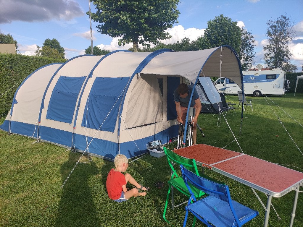 Grote katoenen gezinstent Redwood outdoor Cedar 4, Caravans en Kamperen, Tenten, Ophalen, Gebruikt, Tot en met 4