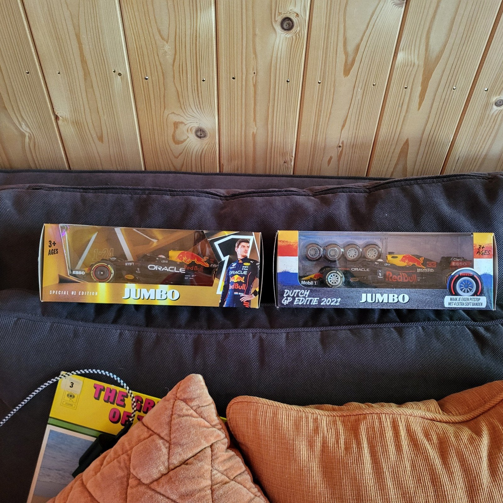 2 unieke F1 Max Verstappen Jumbo collectors items, Hobby en Vrije tijd, Modelauto's | 1:24, Ophalen, Nieuw