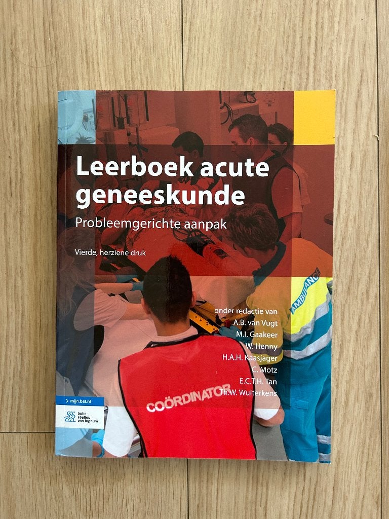 Leerboek acute geneeskunde, Boeken, Ophalen, Bohn Stafleu van Loghum, Beta, WO