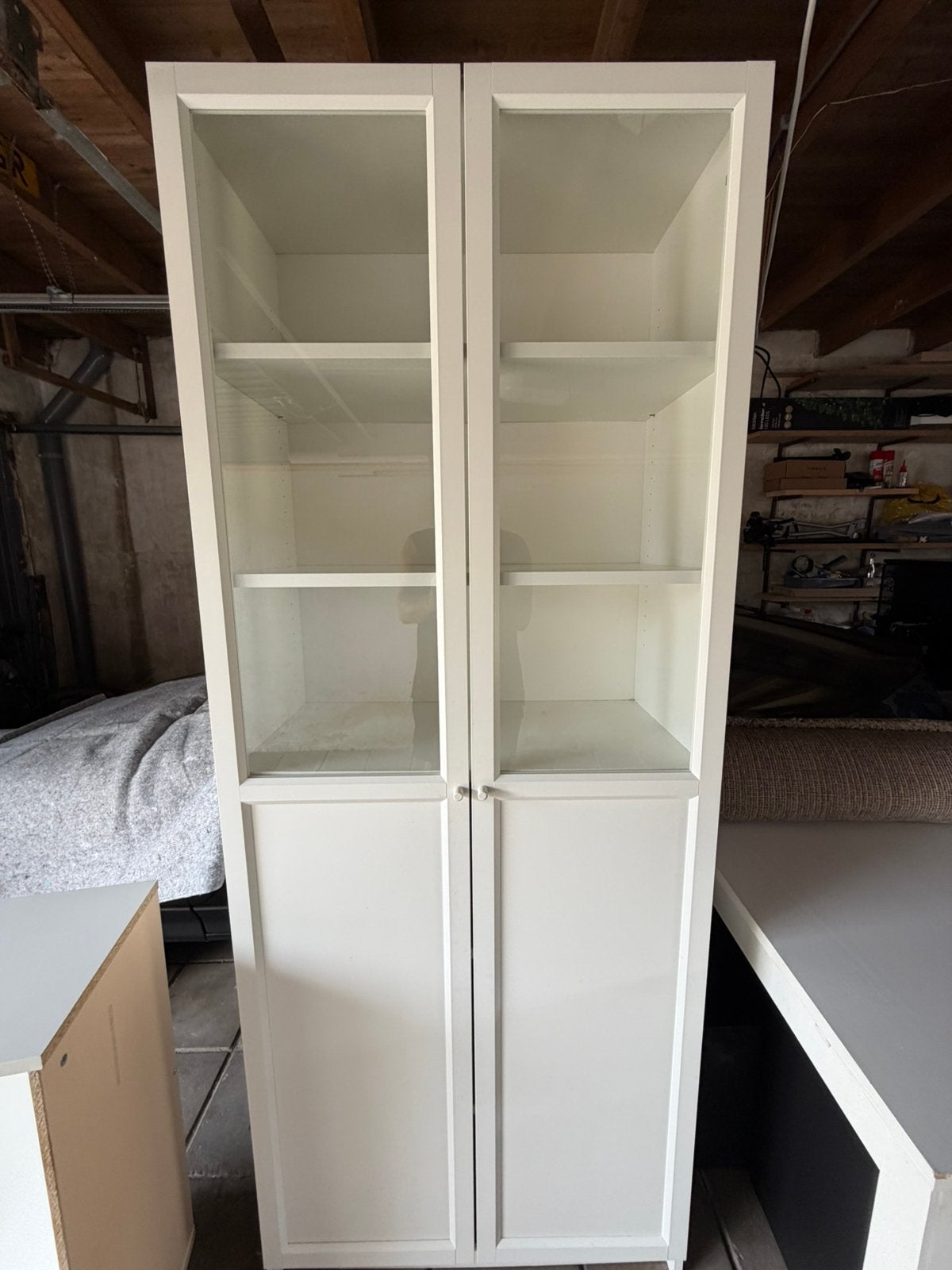 Billy/Oxberg bookcase, Ophalen, 200 cm of meer, 50 tot 100 cm, Zo goed als nieuw