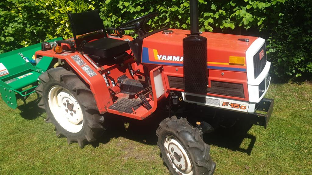 Yanmar mini trekker F15D 15pk 4x4, Gebruikt, Tot 2500, Tot 80 Pk, Ophalen