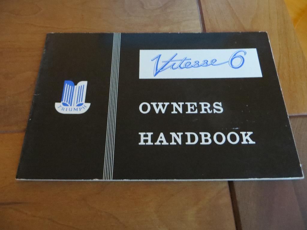 Instructieboek Triumph Vitesse 6 1964, zeer mooi!, Ophalen of Verzenden