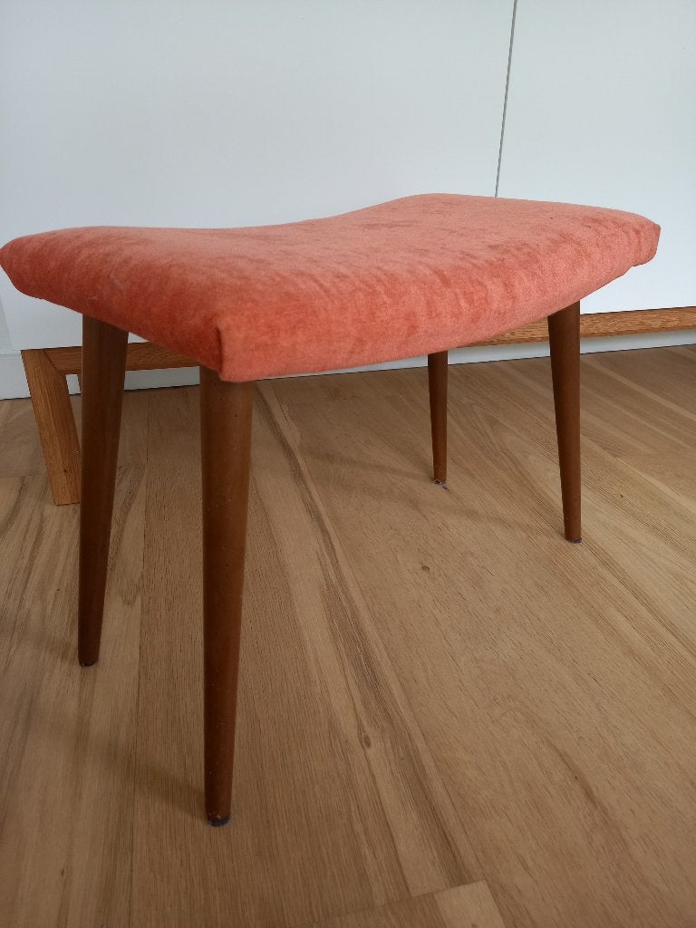 retro voetenbankje, Retro / vintage, Minder dan 50 cm, Minder dan 50 cm, Ophalen of Verzenden