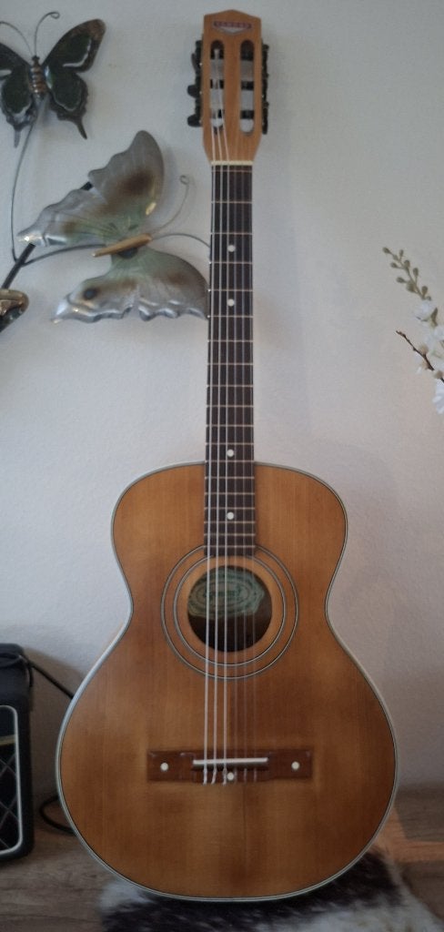 Egmond Frères Klassieke Gitaar - Vintage Model uit 1961, Muziek en Instrumenten, Ophalen of Verzenden, Gebruikt, Klassieke of Spaanse gitaar