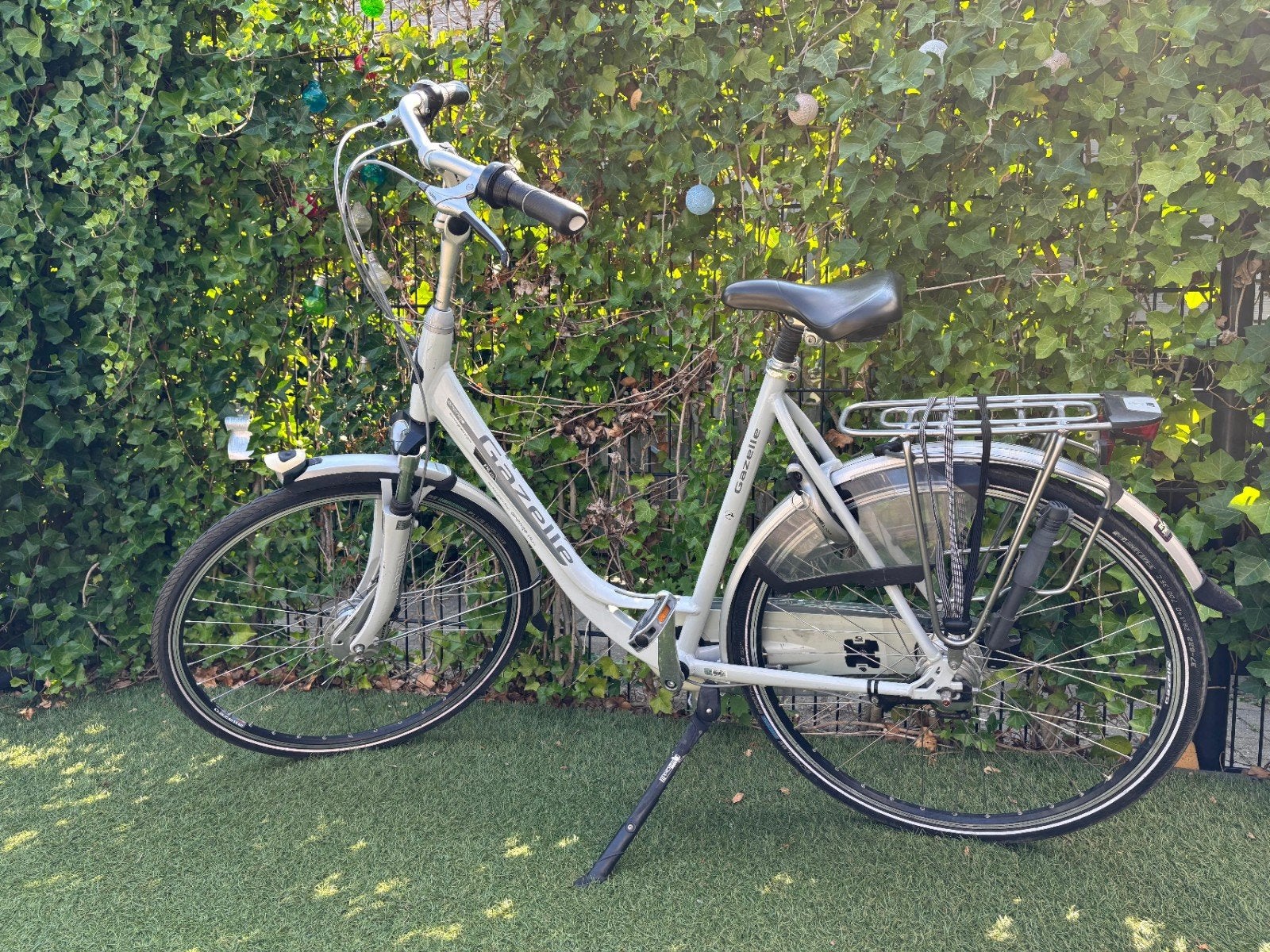 Gazelle Orange Plus Damesfiets - Iced Grey Blue, Fietsen en Brommers, Fietsen | Dames | Damesfietsen, Ophalen, Gebruikt, Versnellingen