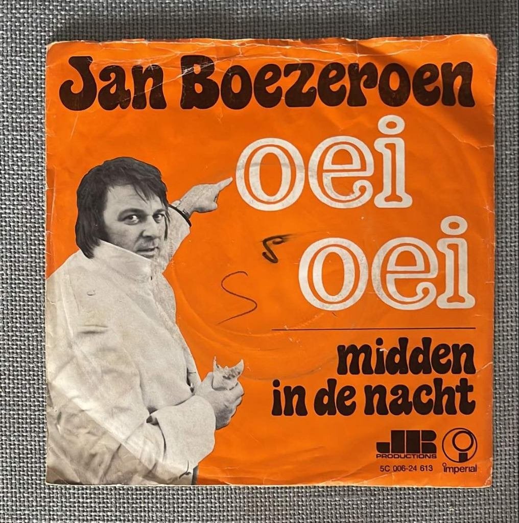 Single: Jan Boezeroen, Ophalen of Verzenden, Gebruikt, 7 inch, Levenslied of Smartlap