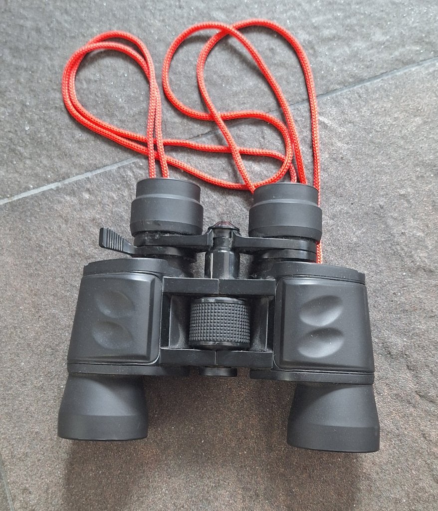 Verrekijker 7-21x40 Zoom met draagkoord, Ophalen of Verzenden, Gebruikt, 12 tot 20x, Porro (met knik)