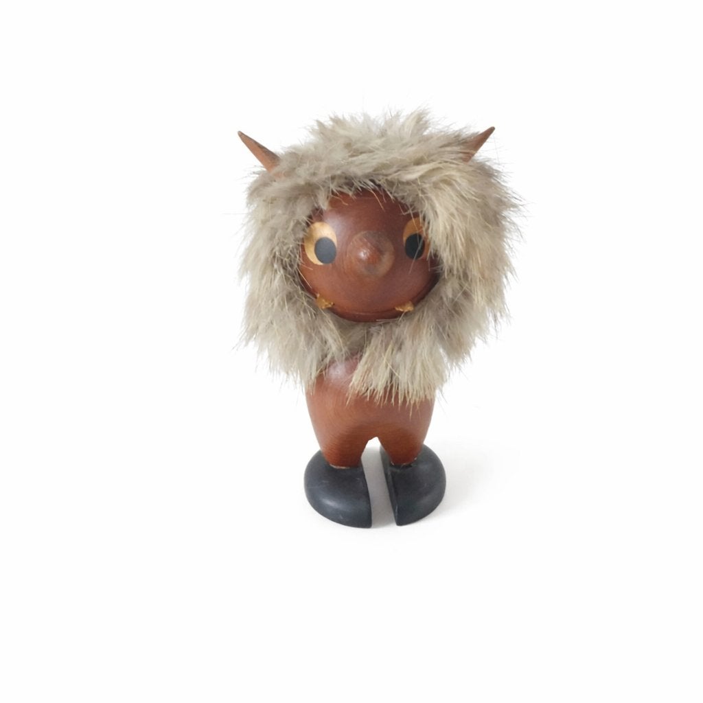 Klein trol beeldje uit Scandinavië (jaren 50–60), Ophalen of Verzenden, Fantasy