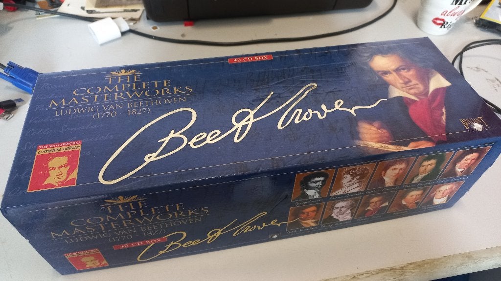 cd box met 40 cd's beethoven, Cd's en Dvd's, Boxset, Symfonie, Ophalen of Verzenden, Zo goed als nieuw