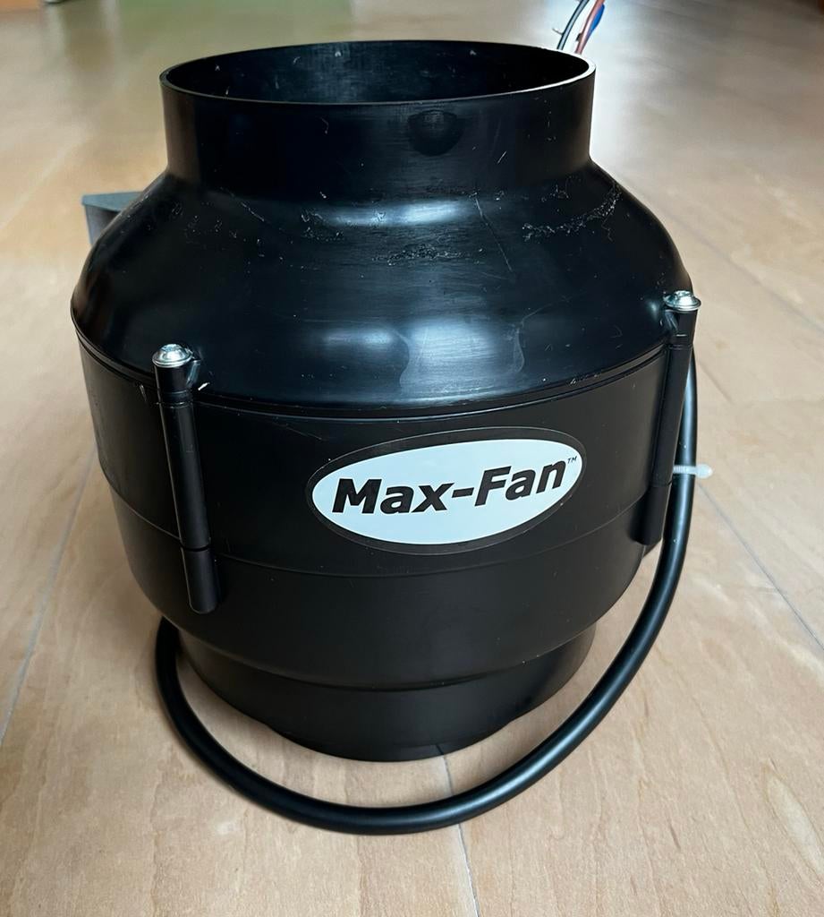 Max-Fan Can-Fan 125. 360 m3 / uur 3 speed, Ophalen of Verzenden, Zo goed als nieuw, Ventilator en Afzuiger