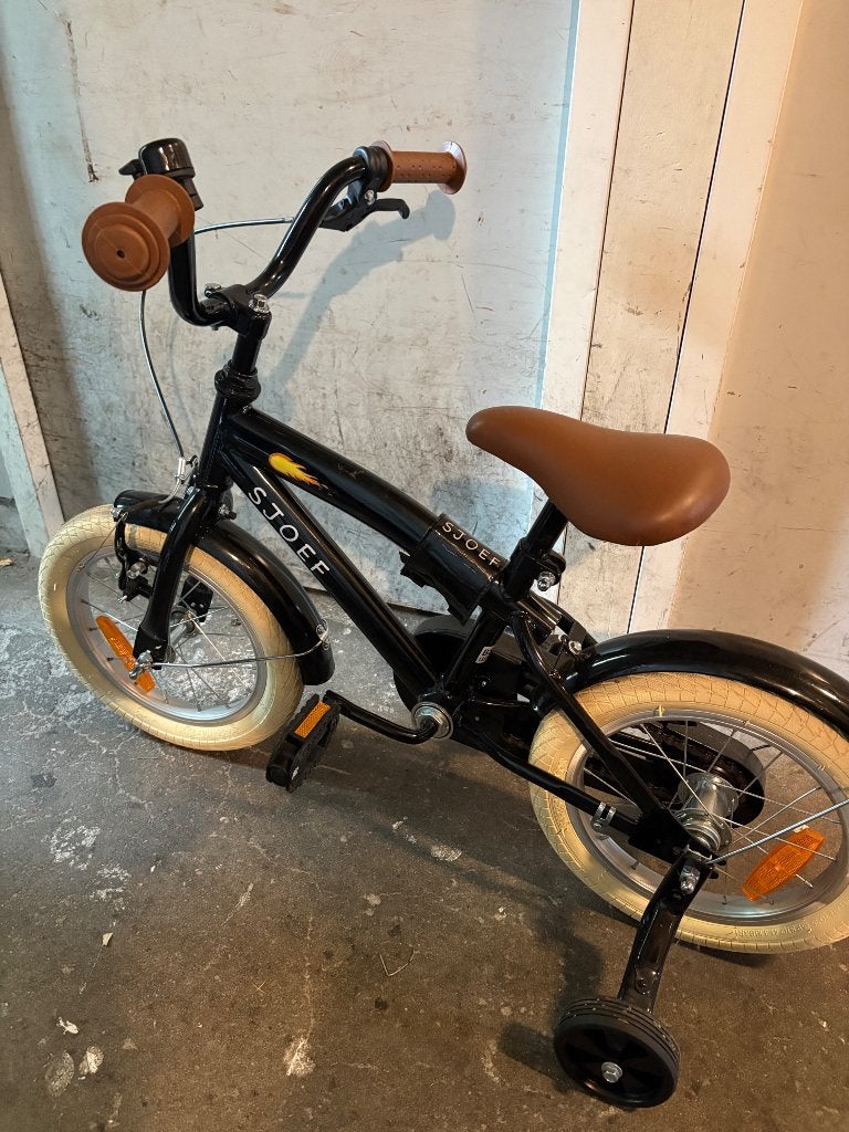 Kinderfiets 14 inch, Ophalen, 14 inch of minder, Sjoef, Handrem