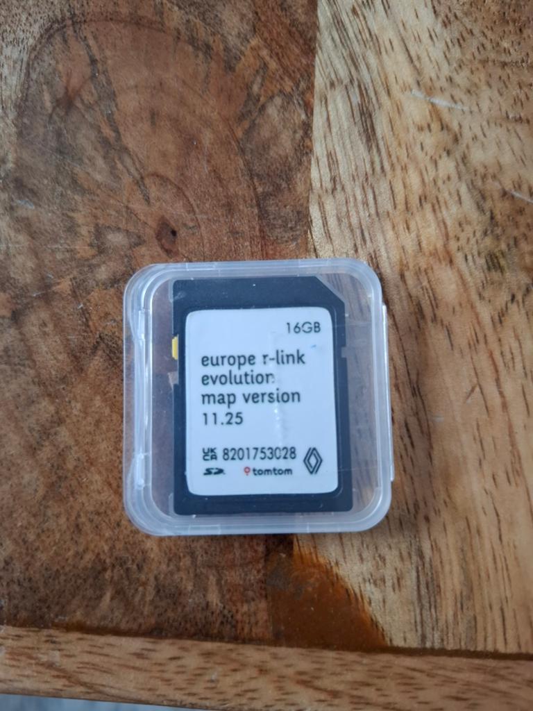 Navigatie SD kaart Renault R-Link Evolution, Ophalen of Verzenden, Gebruikt