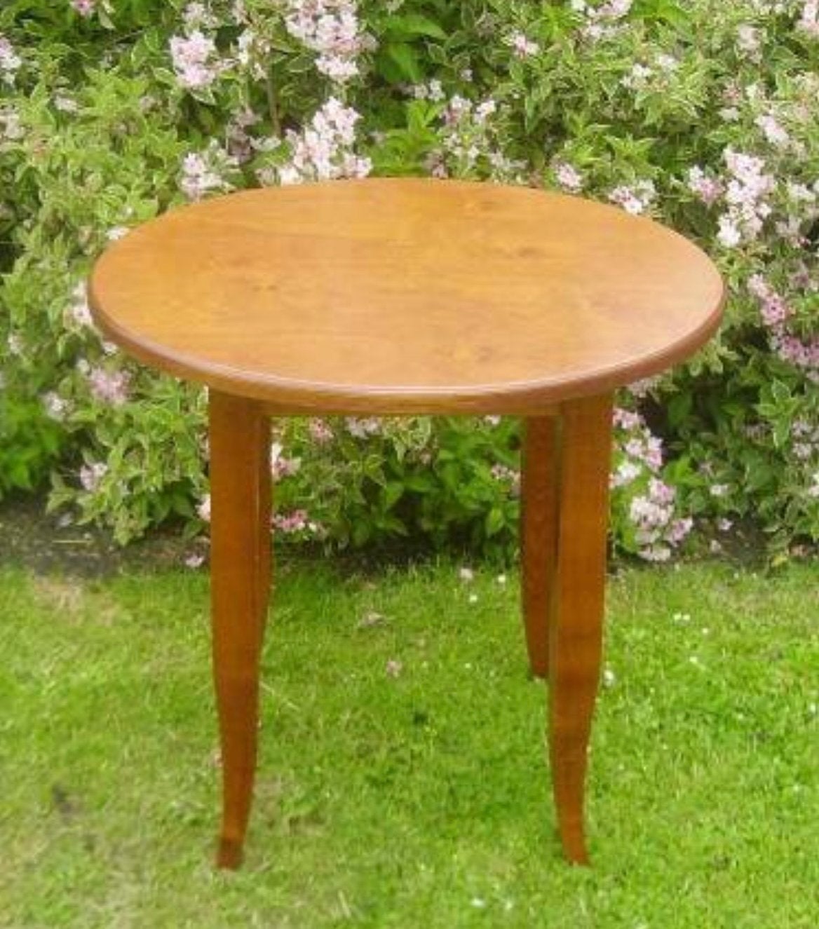 Ronde (bij zet) tafel., Ophalen, Minder dan 55 cm, Rond, Zo goed als nieuw
