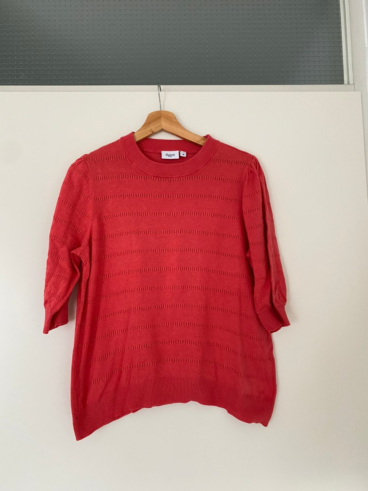 Saint truitje korte mouw rood/roze, Ophalen of Verzenden, Gedragen, Maat 48/50 (M), Rood