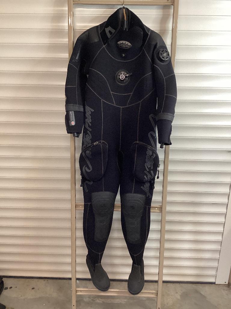 Waterproof droogpak dames, Watersport en Boten, Ophalen of Verzenden, Gebruikt, Duikpak