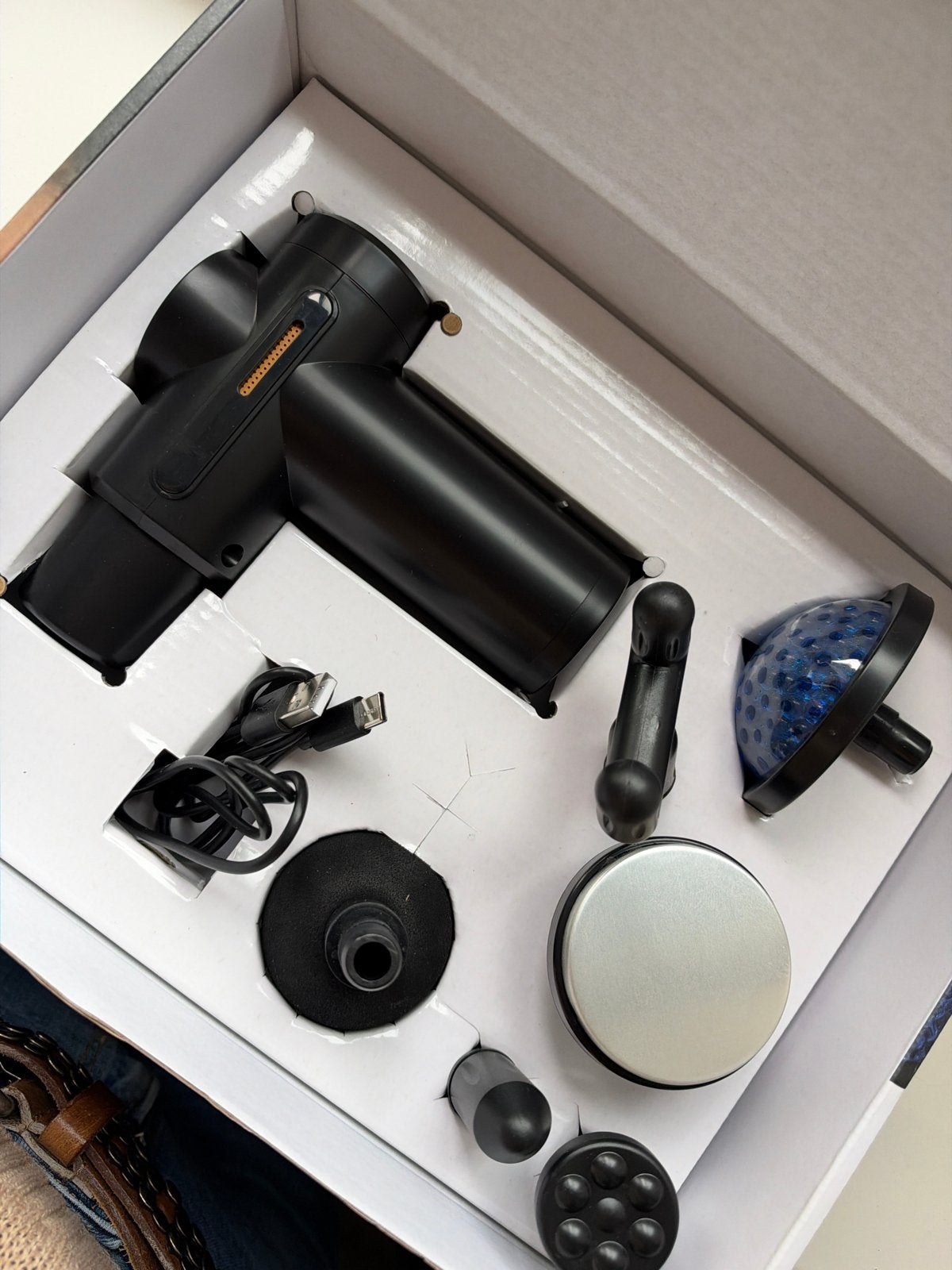 Massage Gun met Warmte- en Koudefunctie, Ophalen of Verzenden, Nieuw, Apparaat
