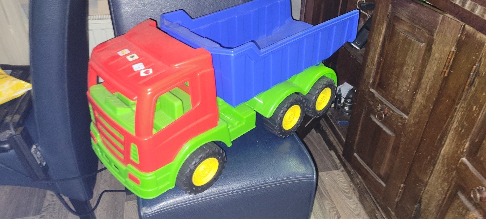 Adriatic Grote Vrachtwagen 70 cm - Robuuste Kiepwagen, Ophalen, Nieuw