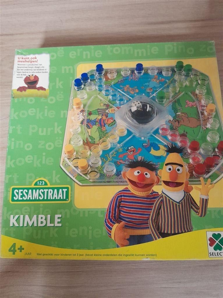 Sesamstraat kimble - mens erger je niet - s1485, Verzenden, Zo goed als nieuw