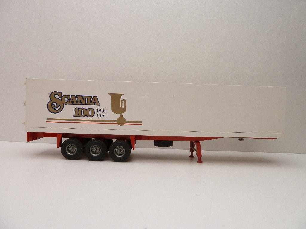 kastentrailer  '100 Jaar Scania ''  Tekno, Ophalen of Verzenden, Zo goed als nieuw, Bus of Vrachtwagen, Tekno
