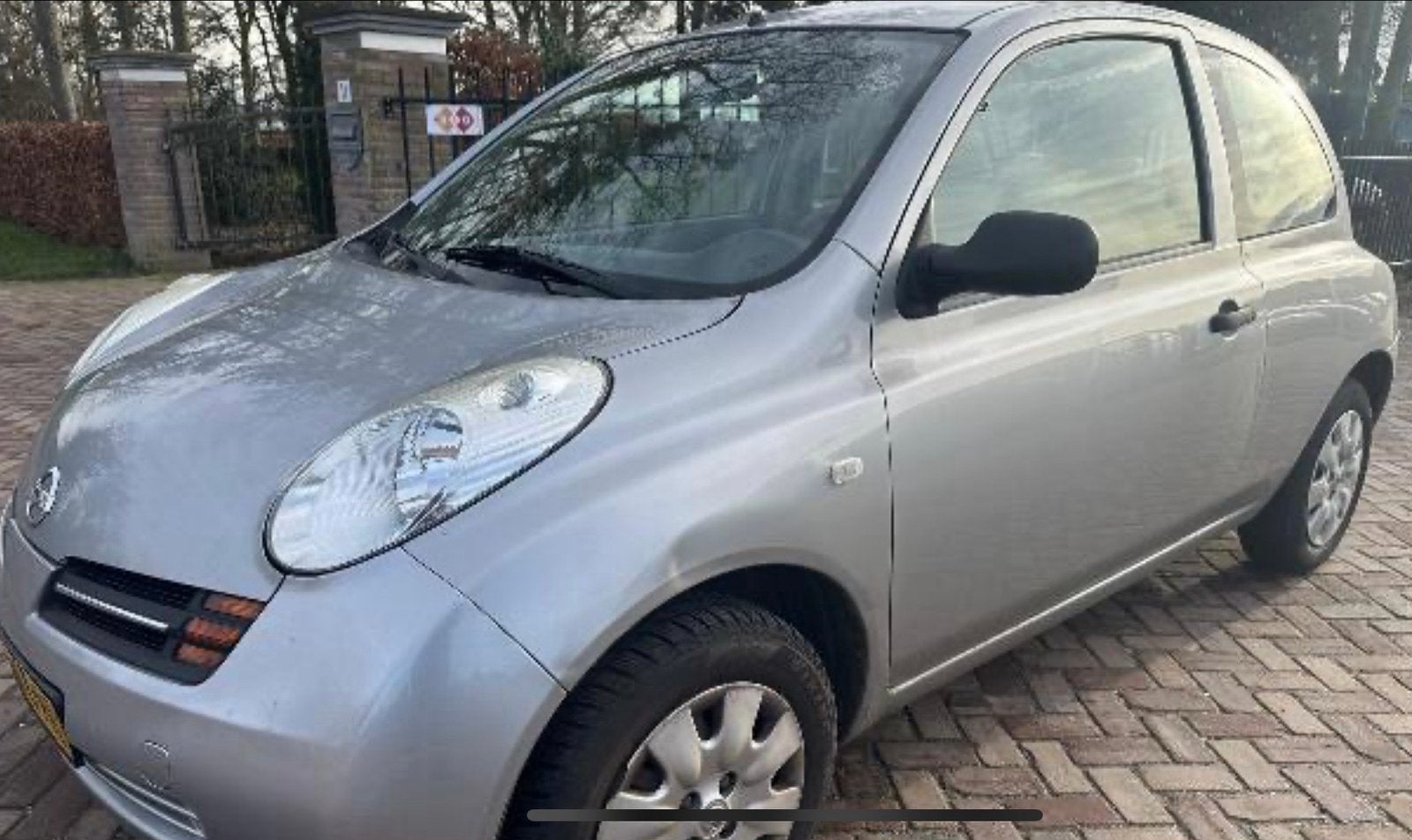 Nissan Micra 1.2 59KW 3DR 2003 Grijs, Auto's, Nissan, Voorwielaandrijving, 31 €/maand, 4 cilinders, Origineel Nederlands