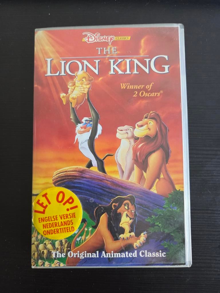 Disney The Lion King VHS - Winnaar van 2 Oscars, Alle leeftijden, Ophalen, Gebruikt, Overige genres