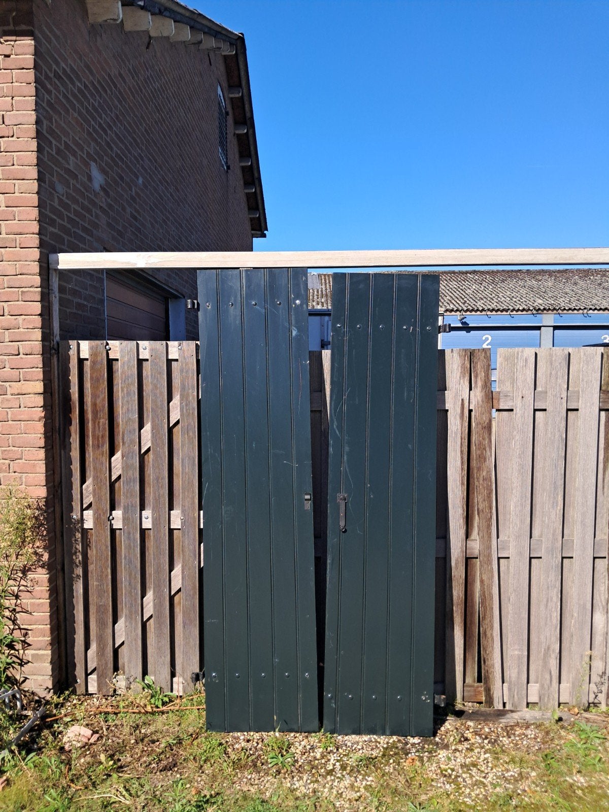 raamluiken, Minder dan 3 meter, Ophalen of Verzenden, Hout, 1 tot 2 meter