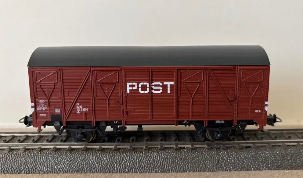 2x Roco H0 47518 - Gesloten wagen Post van de NS in ovp, Hobby en Vrije tijd, Modeltreinen | H0, Nieuw, Wagon, Wisselstroom, Roco