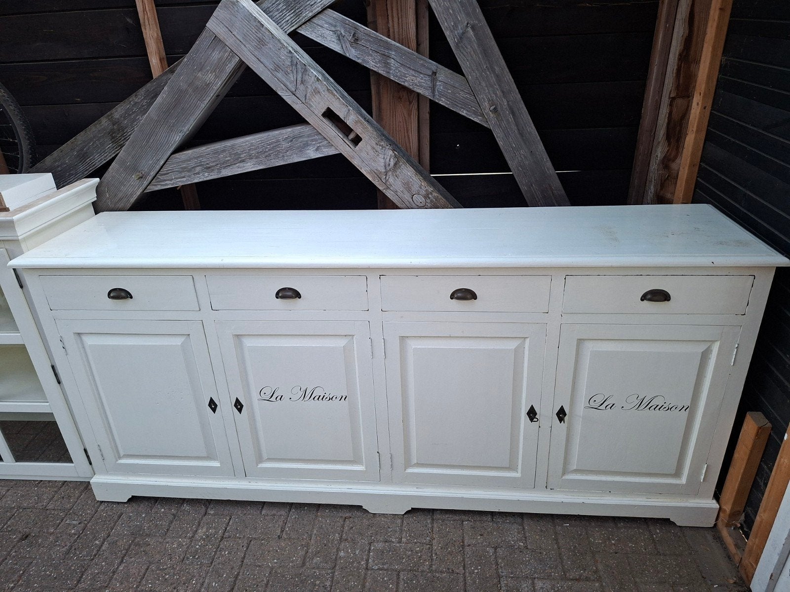 Dressoir, Ophalen, Gebruikt, Met deur(en), 200 cm of meer