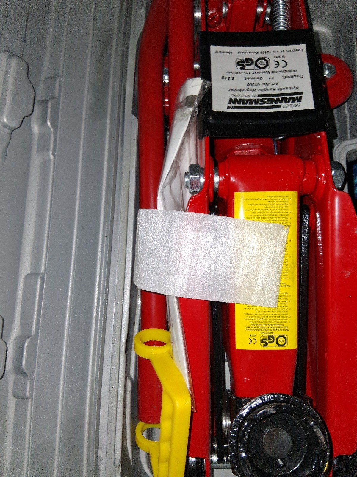 Brüder Mannesmann Hydraulische Krik 2T, Ophalen of Verzenden, Zo goed als nieuw, Hydraulisch, Garagekrik