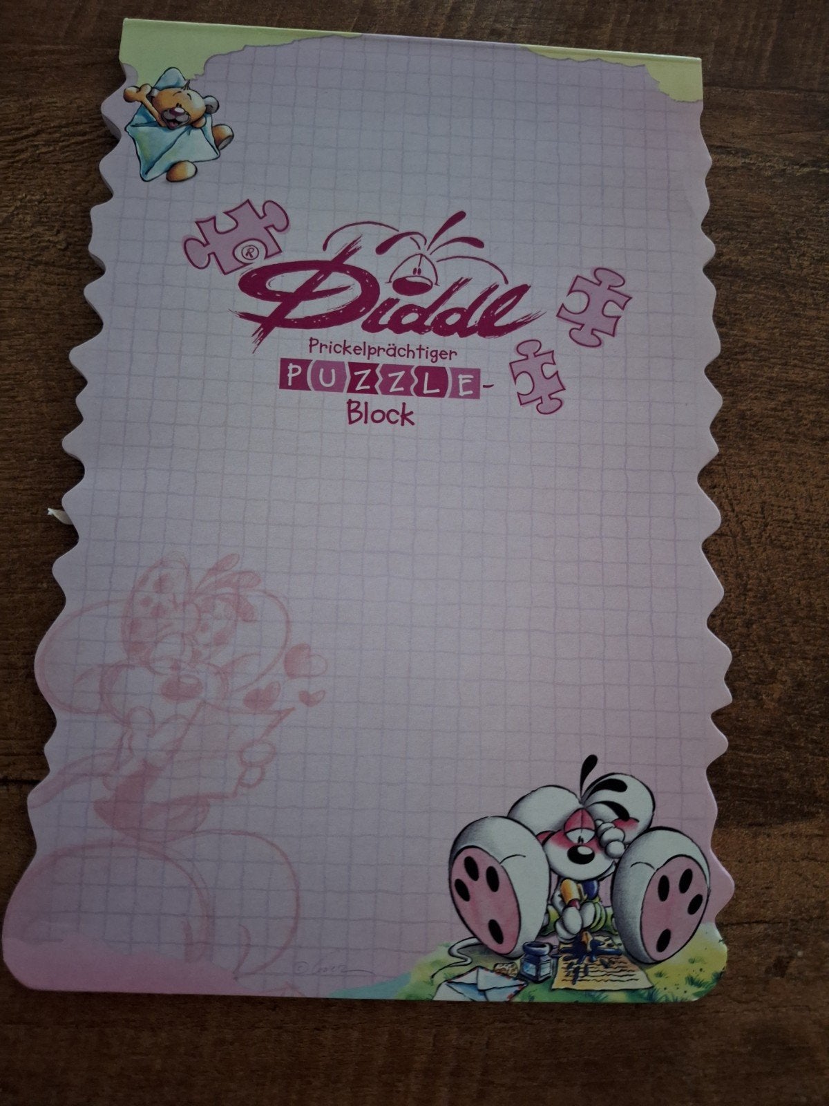Diddl Puzzel Block nr. 297 - 48 blaadjes, Verzamelen, Ophalen of Verzenden, Diddl, Zo goed als nieuw, Papier, Kaart of Schrift