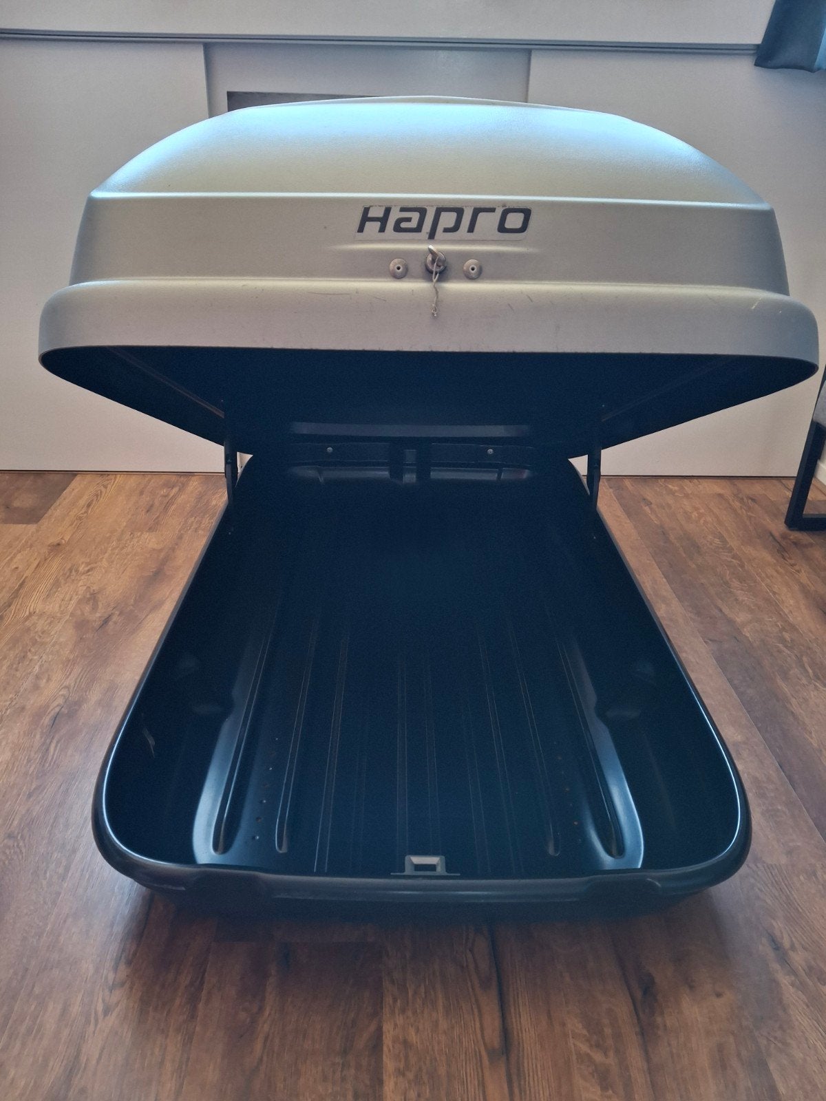 Hapro roady dakkoffer 350. Inc thule voetenset plus stangen, Ophalen