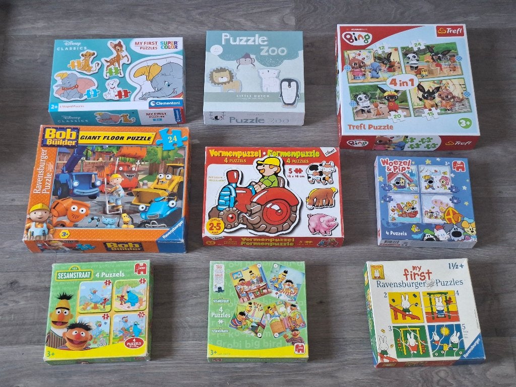 Diverse puzzels (meer afbeeldingen), Kinderen en Baby's, Speelgoed | Kinderpuzzels, Ophalen, 10 tot 50 stukjes, Zo goed als nieuw