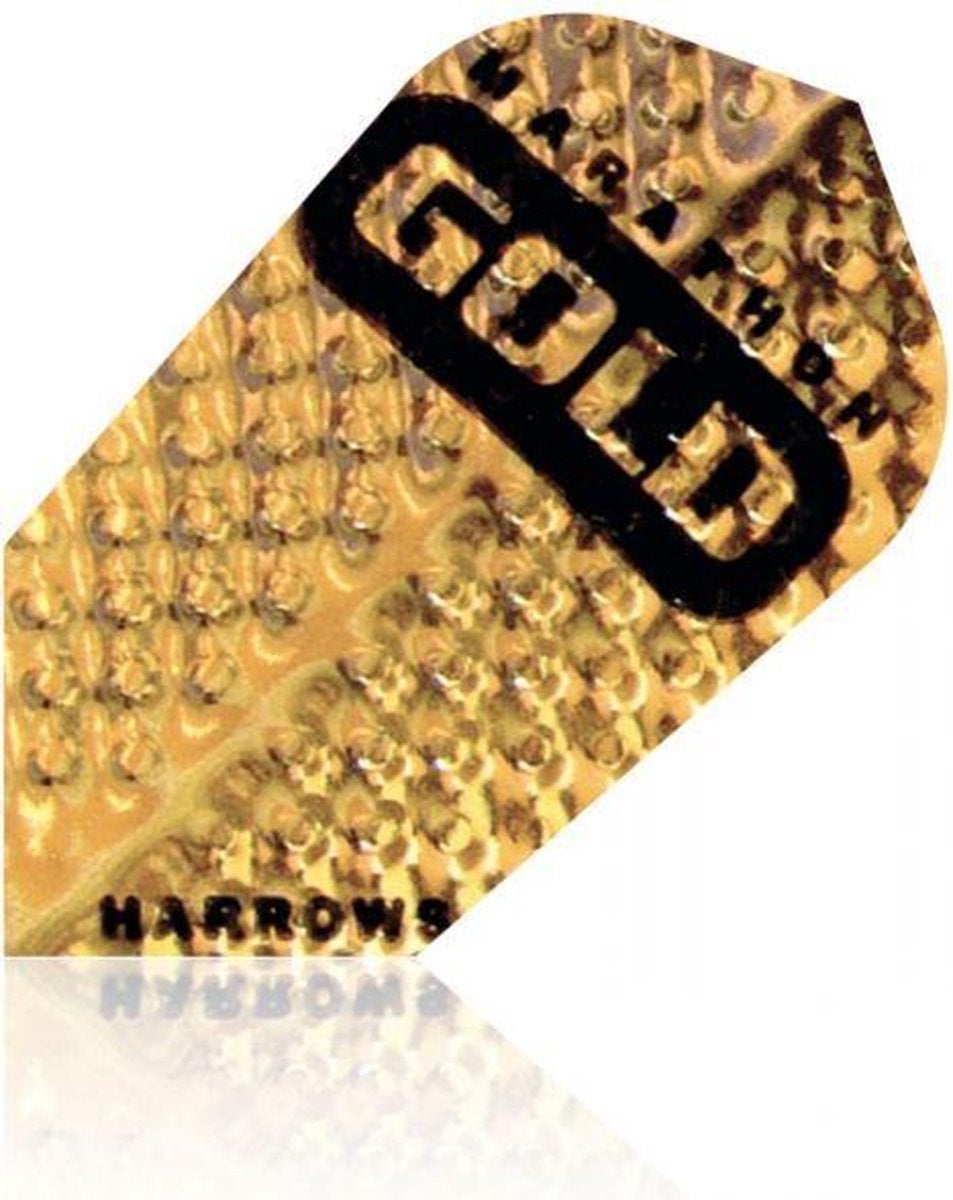 GEZOCHT: Harrows Marathon Gold slim Flights, Sport en Fitness, Ophalen of Verzenden, Nieuw, Flights