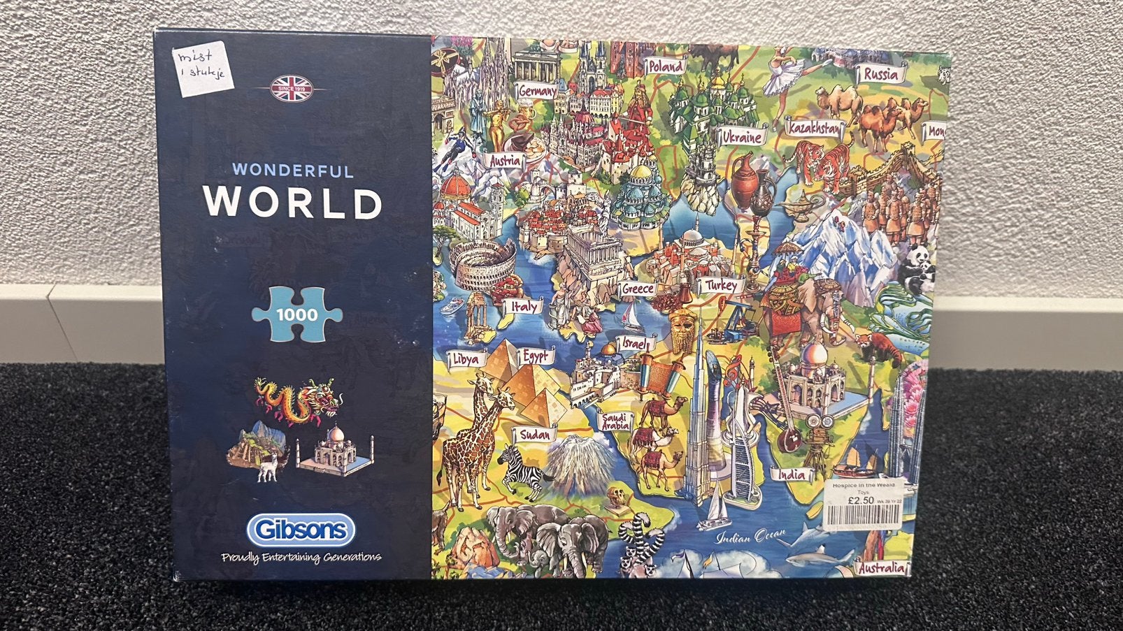 Puzzel, Ophalen of Verzenden, 500 t/m 1500 stukjes, Zo goed als nieuw, Legpuzzel