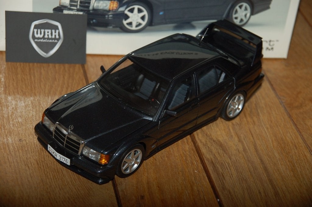 MERCEDES 190 EVO 2 black Autoart 76131 WRH, Verzenden, Zo goed als nieuw, Auto, Autoart