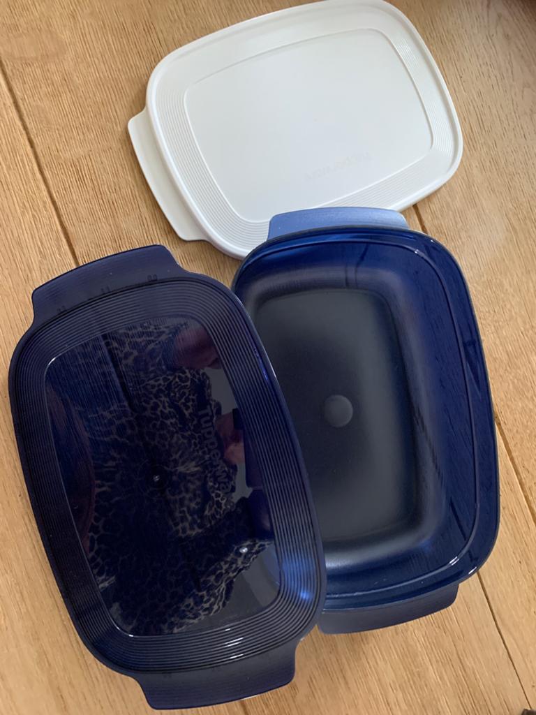 Zgan MicroCook tupperware magnetronschaal 1,7 liter, Tupperware, Schaal, Zo goed als nieuw, MicroCook