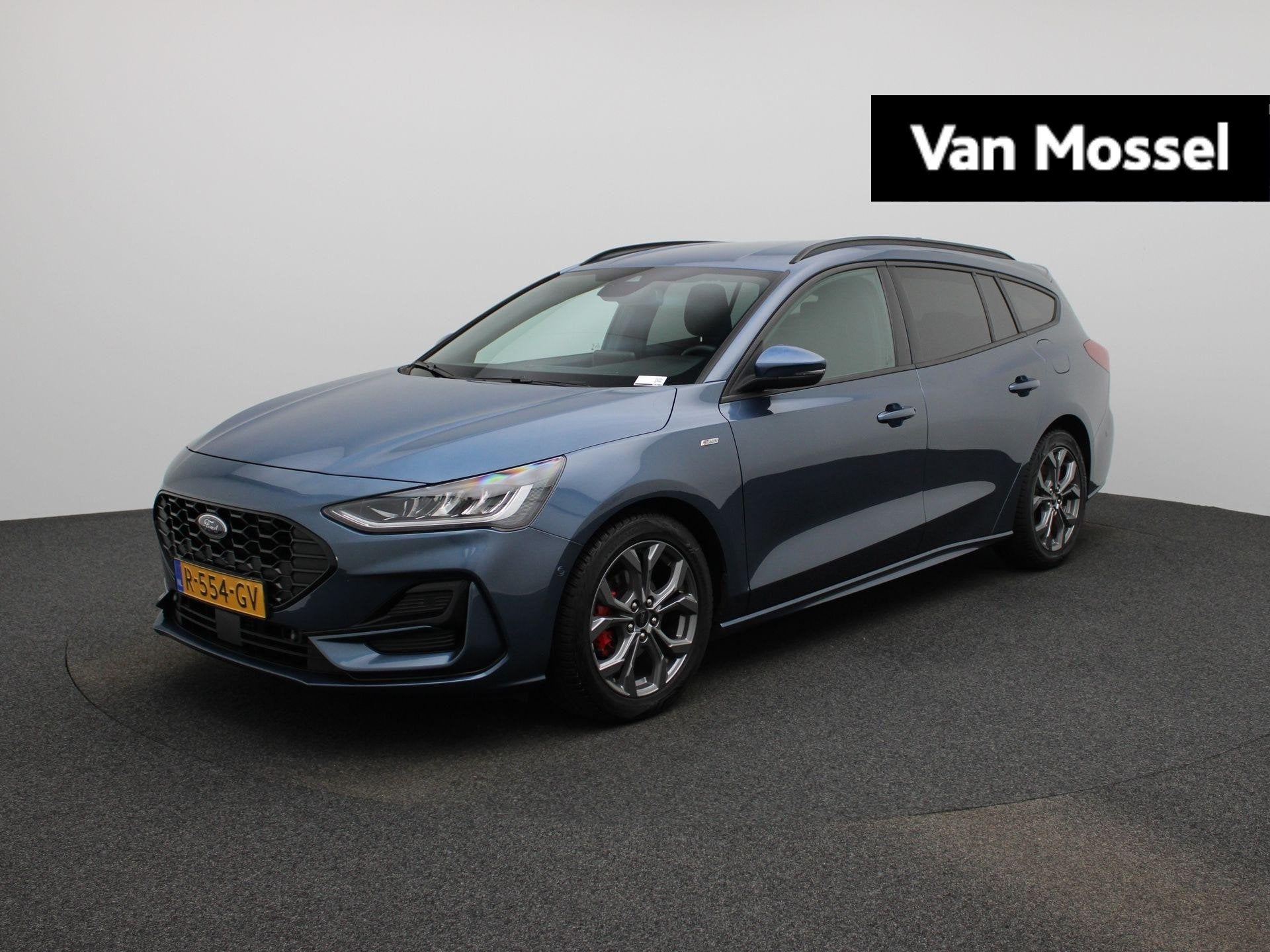 Ford Focus Wagon 1.0 EcoBoost Hybrid ST Line | Achteruitrijc, Auto's, 12 maanden, Gebruikt, Euro 6, Blauw